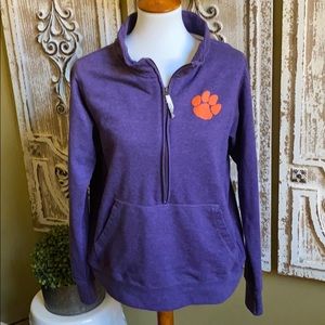 Clemson Tigers Half Zip Sweater